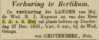 "Advertentie". "Leeuwarder courant". Leeuwarden, 21-12-1888